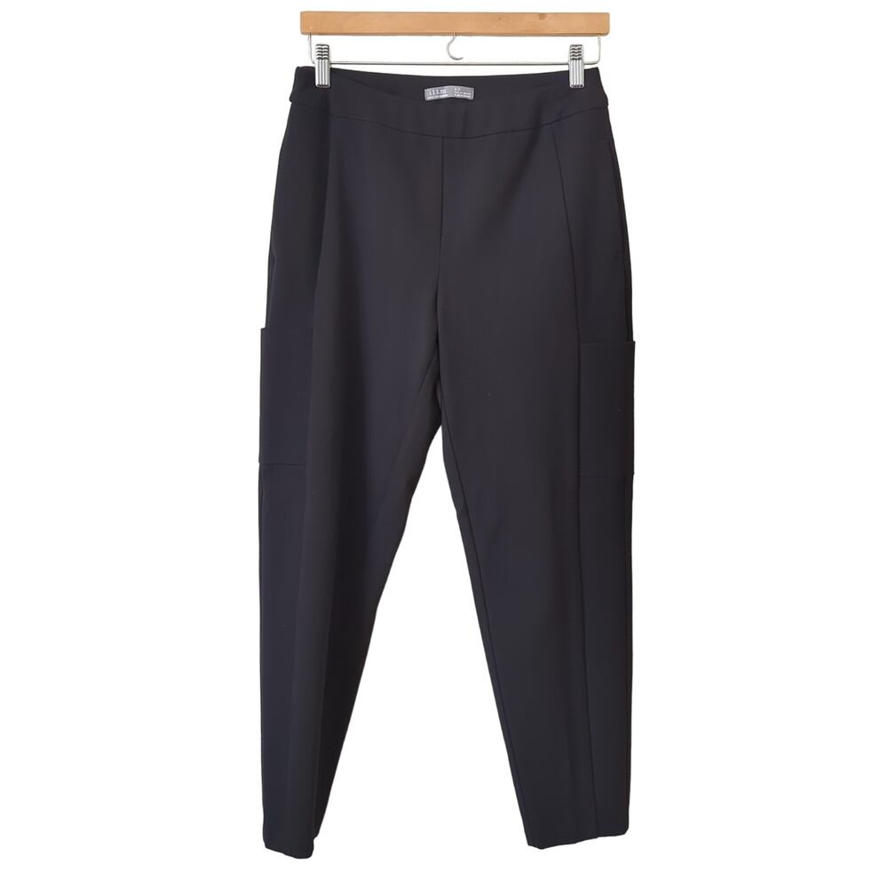 Iltm‎ I Love Tyler Madison Womens Pants Small Black Lagenlook Side Pockets $150